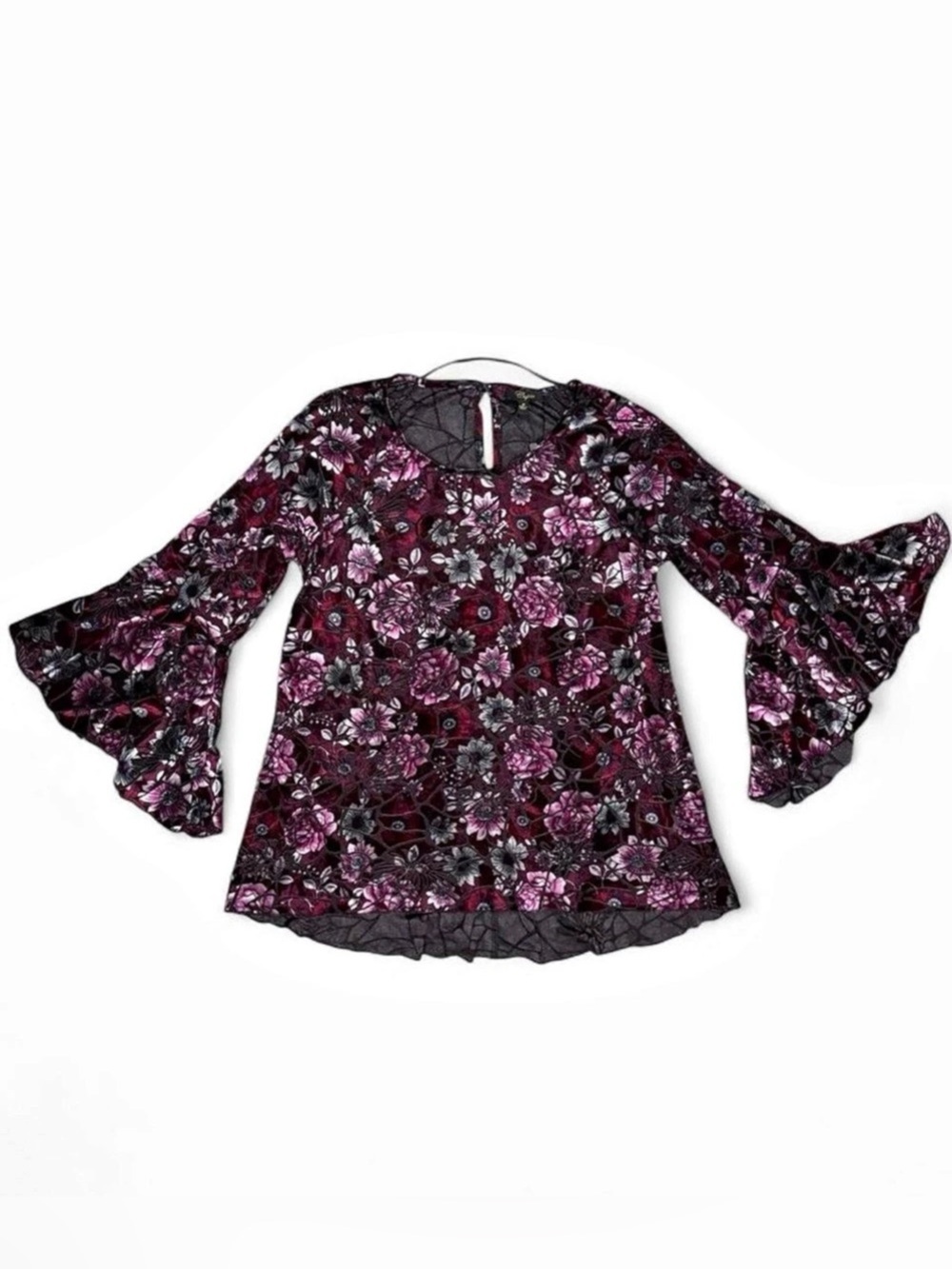 NWT Cupio Fairy Whimsigoth Velvet Blouse